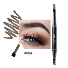 Load image into Gallery viewer, 2020 New Brand 4 Color Double-end 2 In 1 Waterproof Longlasting Dark Brown Eyebrow Pencil Make up Accessories