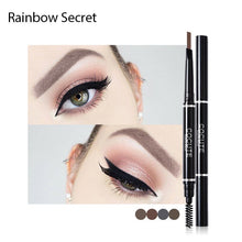 Load image into Gallery viewer, 2020 New Brand 4 Color Double-end 2 In 1 Waterproof Longlasting Dark Brown Eyebrow Pencil Make up Accessories
