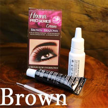 Load image into Gallery viewer, 5PCS wholesale Ryana Henna Eyebrow Eyelashes Cream Professional Natural Plant Color Tint Kit Set Dye Brown Black Easy Dye
